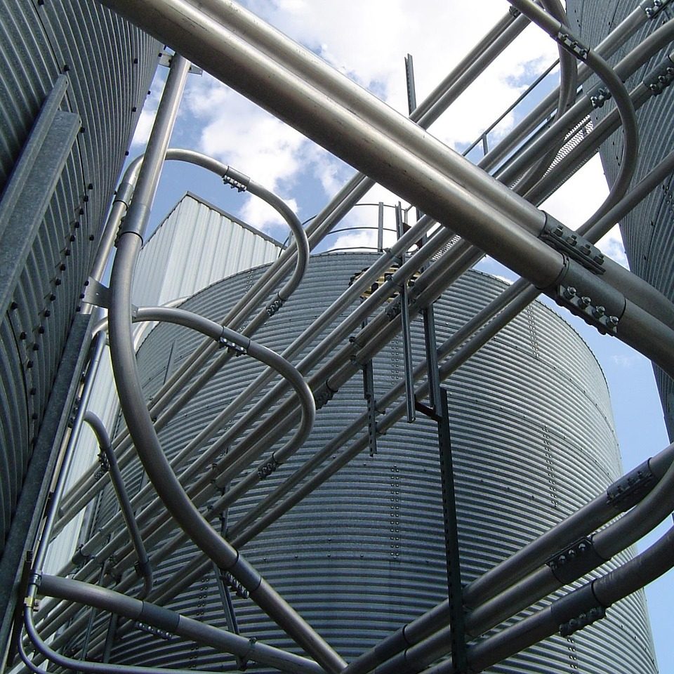 Nettoyage de bardage d'une usine