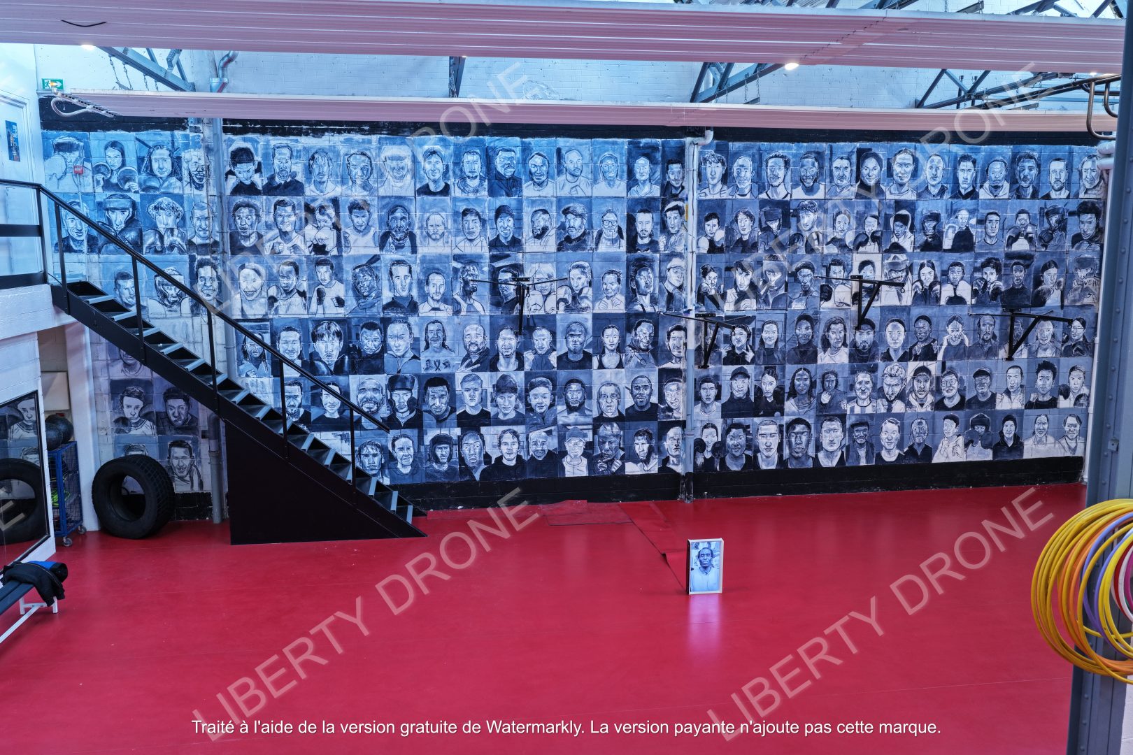 Prise de vue 19 Salle de boxe Boxing Beats : Fresques murales artistiques